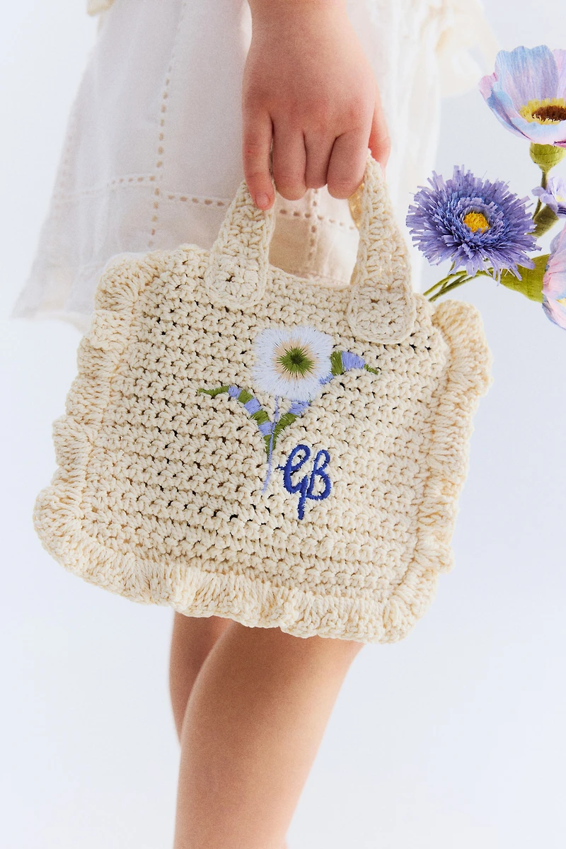 Crochet-Look Handbag