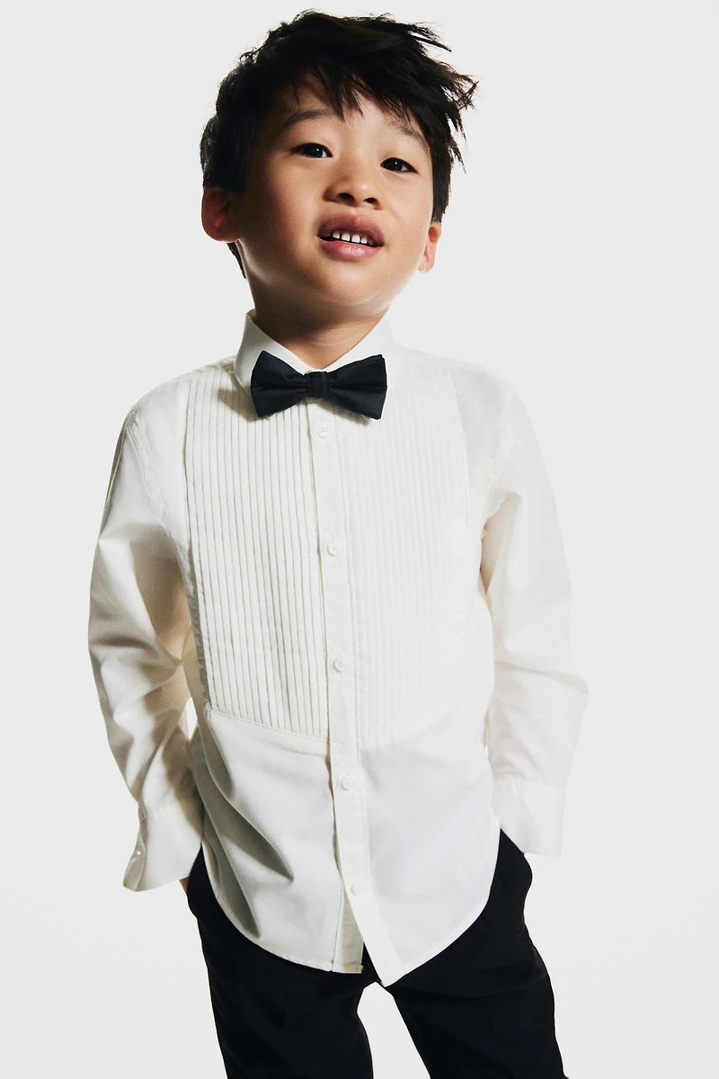 Tuxedo Shirt with Bow Tie