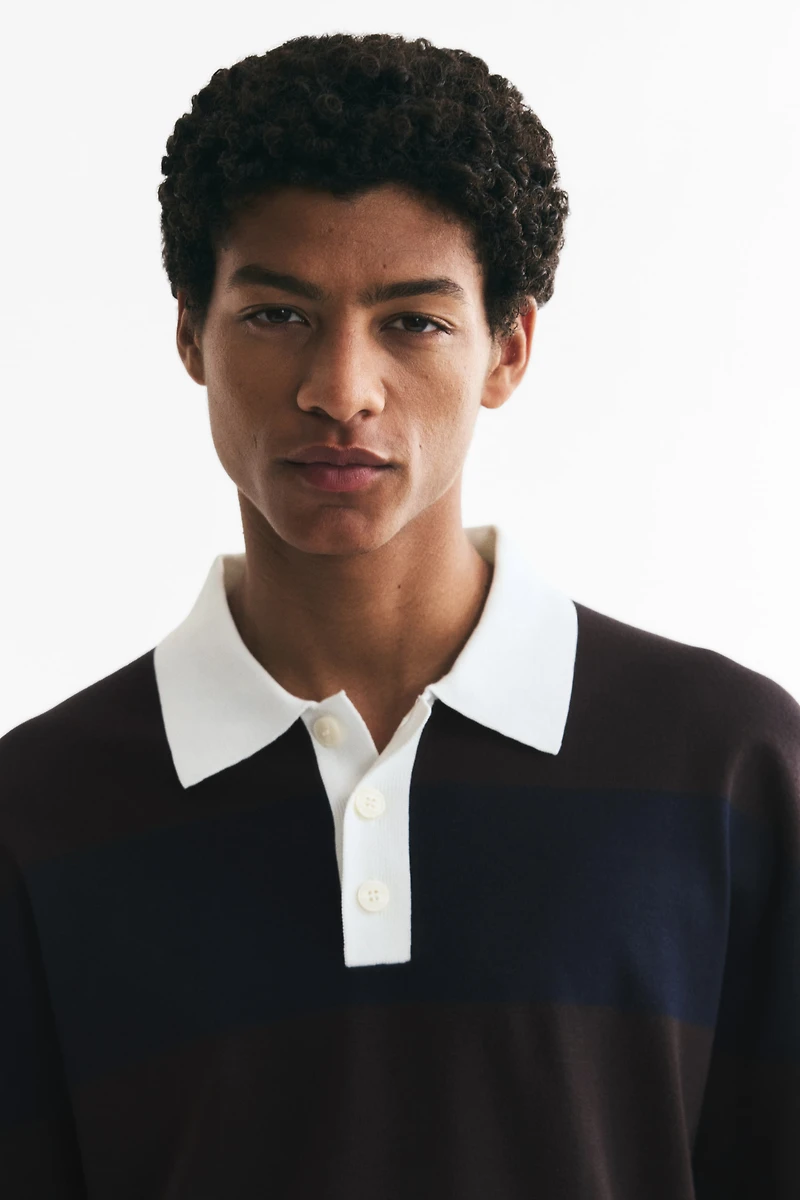 Chandail ample d’aspect polo