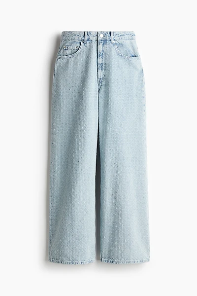 Bouclé Denim Jeans