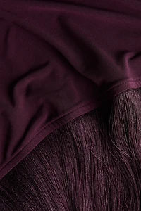 MAMA Asymmetric Fringe-Trimmed Top