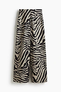 Pantalon large en sergé