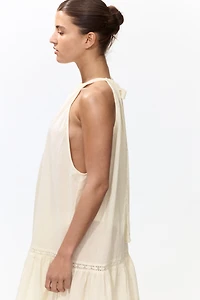 Sleeveless Cotton Beach Dress