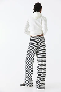 Wide-Leg Drawstring Pants