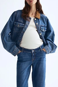 MAMA Jean Droit Taille Basse Before & After