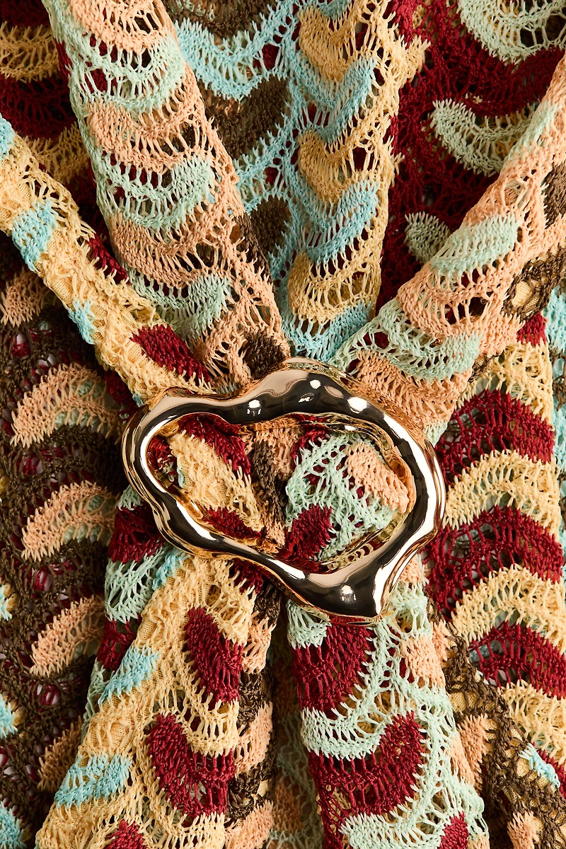 Robe bain-de-soleil à l’aspect crochet