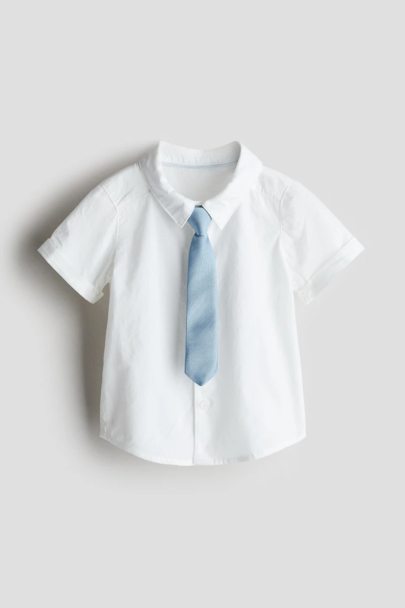2-Piece Shirt and Tie Set