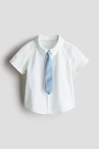 2-Piece Shirt and Tie Set