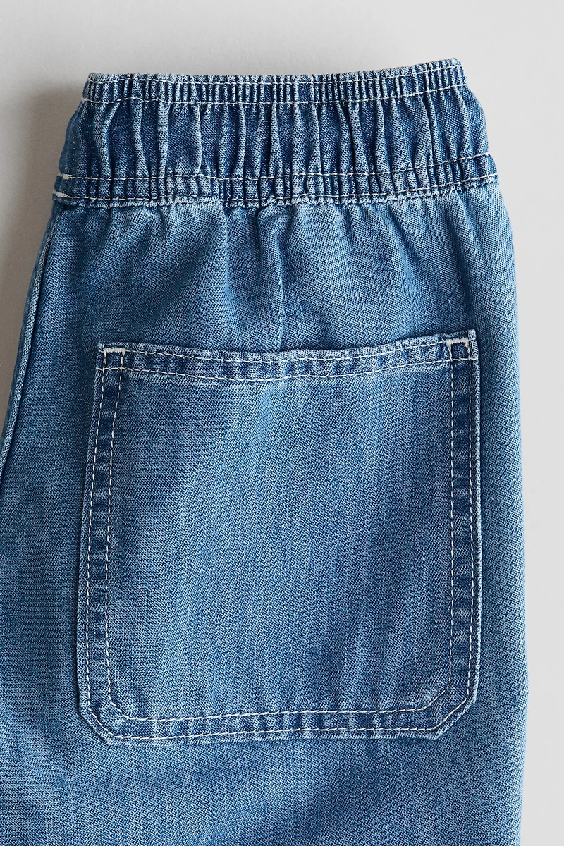 Pantalon de jogging droit en denim