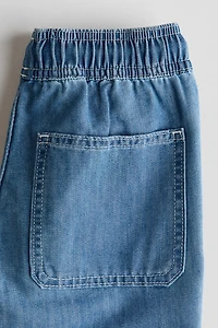 Pantalon de jogging droit en denim