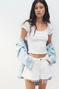 Lace-Trimmed Top