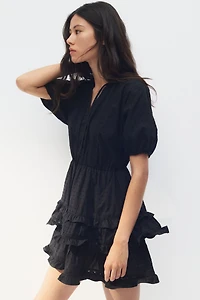 Cotton Plumeti Dress
