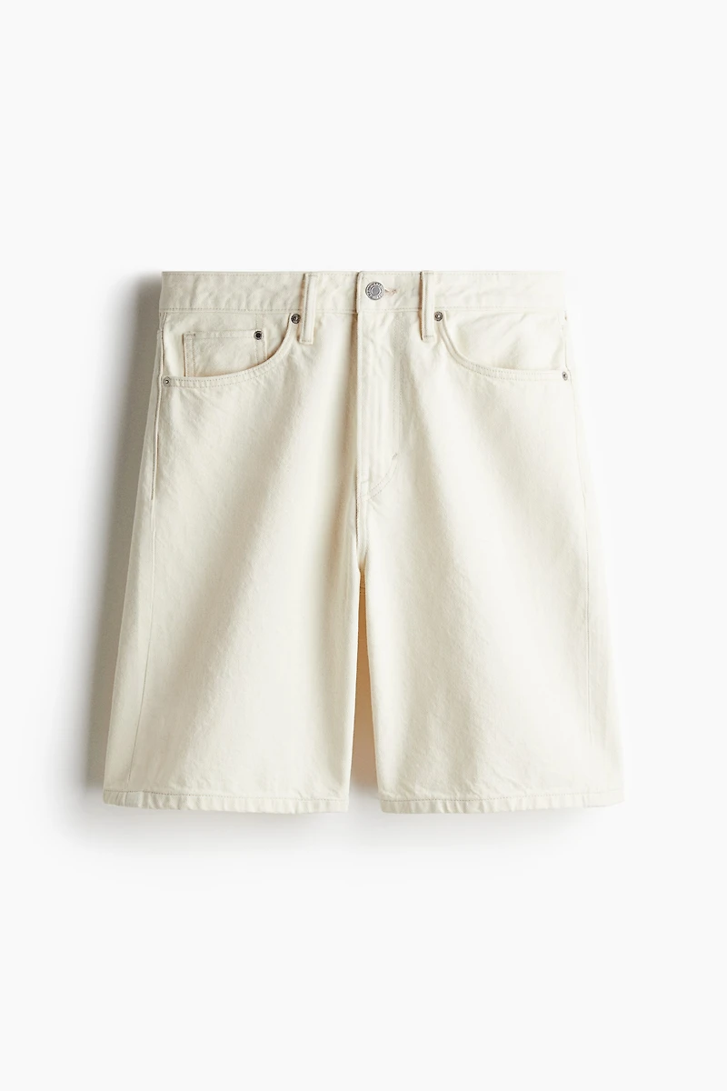 Relaxed Denim Shorts