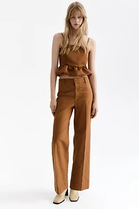 Haut à bretelles fines avec bas effet bouffant