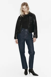 Mom Slim-Fit High-Waist Ankle Jeans