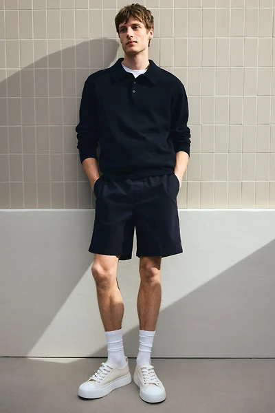 Regular-Fit Canvas Shorts