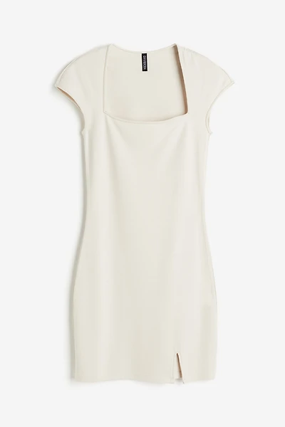 Cap-sleeved Bodycon Dress