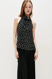 Haut à dos nu en viscose