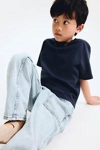 Cotton Denim Pants