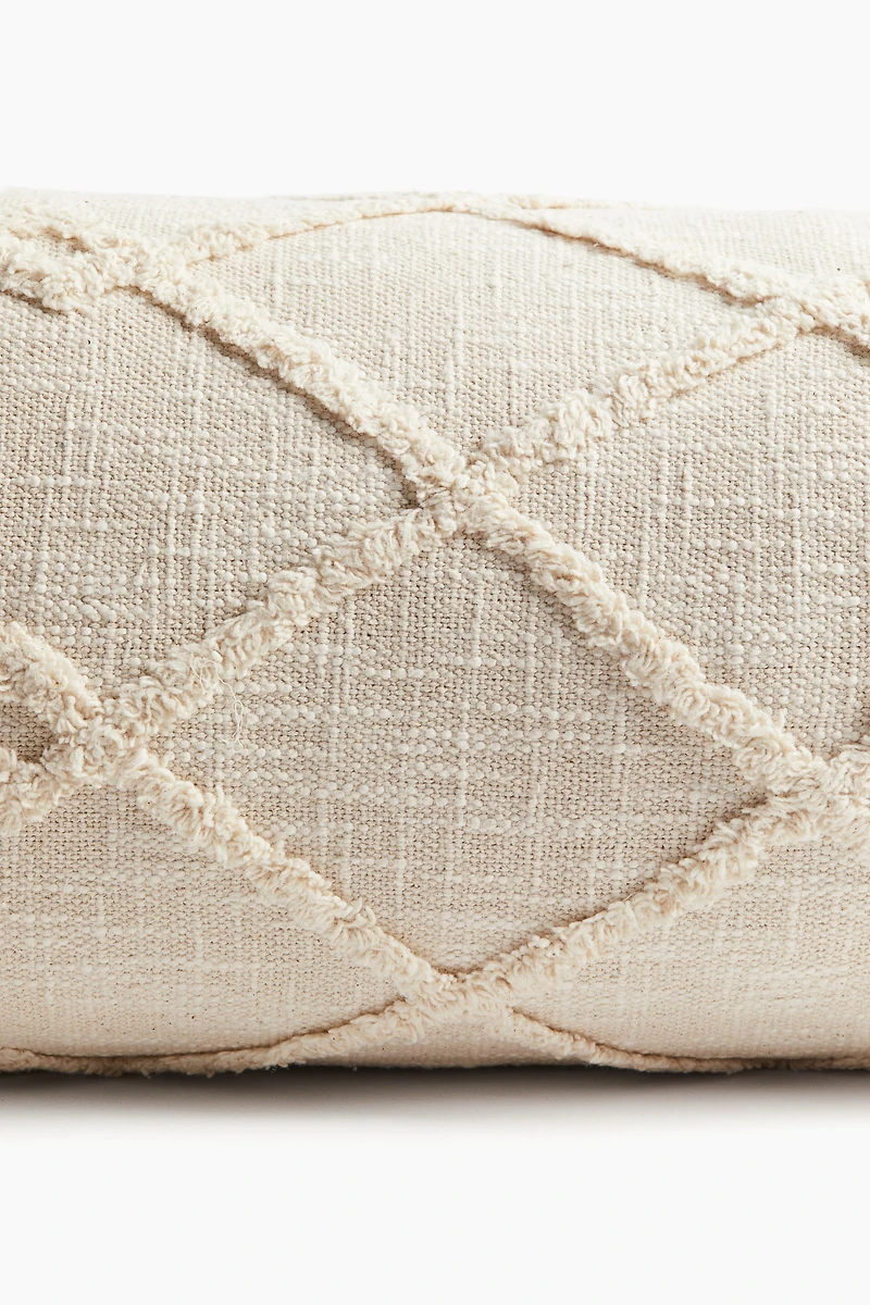 Tufted Cotton Bolster