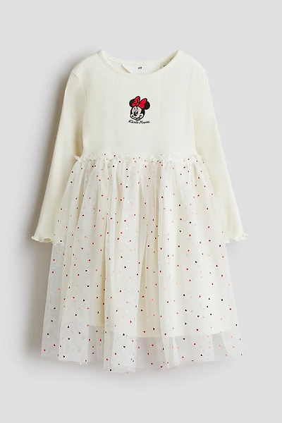 Robe en tulle avec motif