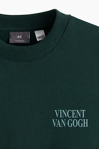 Oversized Printed Sweatshirt