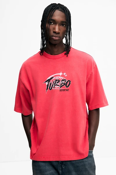 Loose-Fit Washed T-Shirt