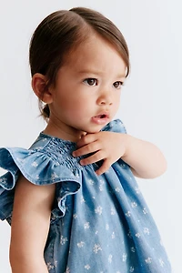 Ensemble 2 pièces en denim imprimé
