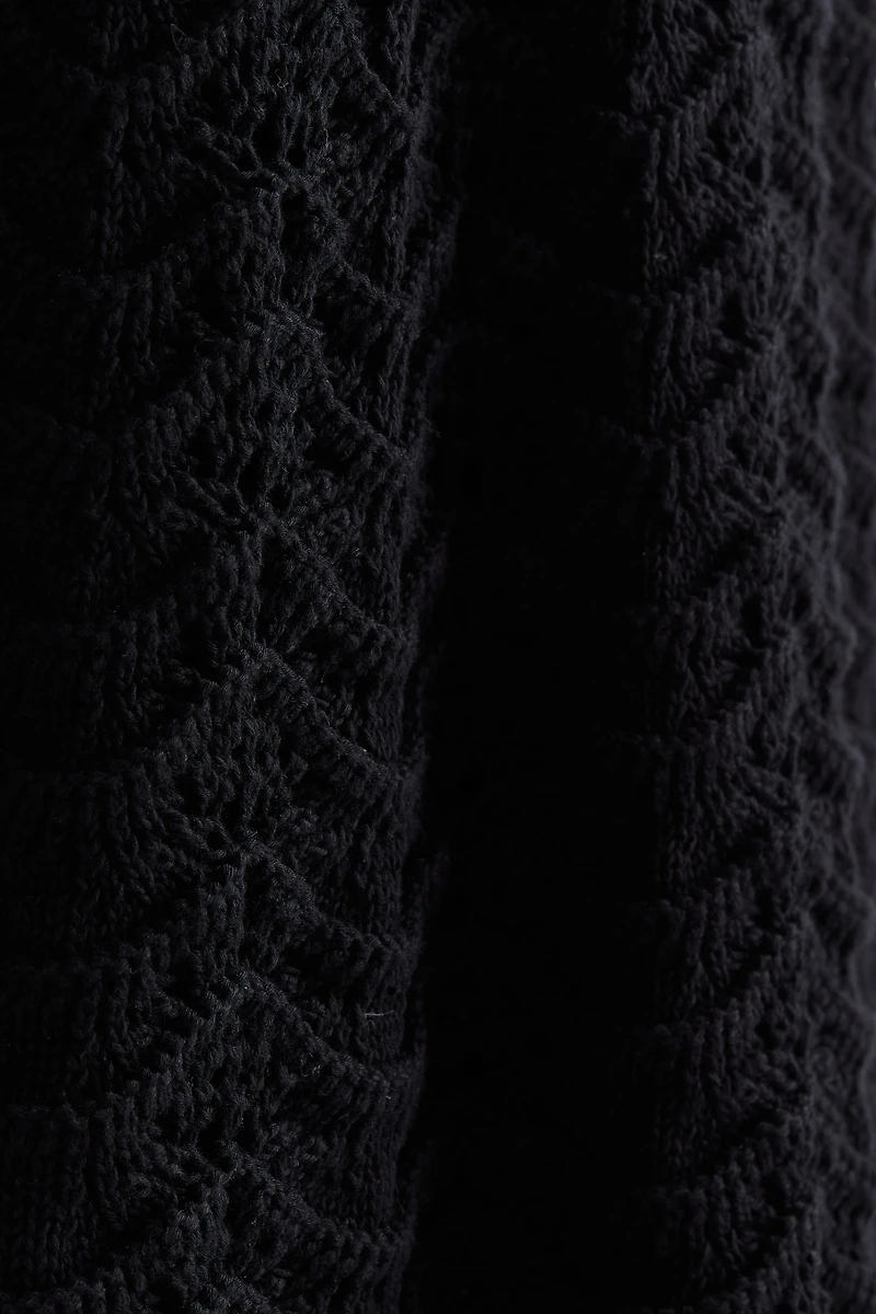 Pointelle-knit Dress