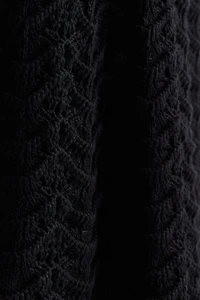 Pointelle-knit Dress