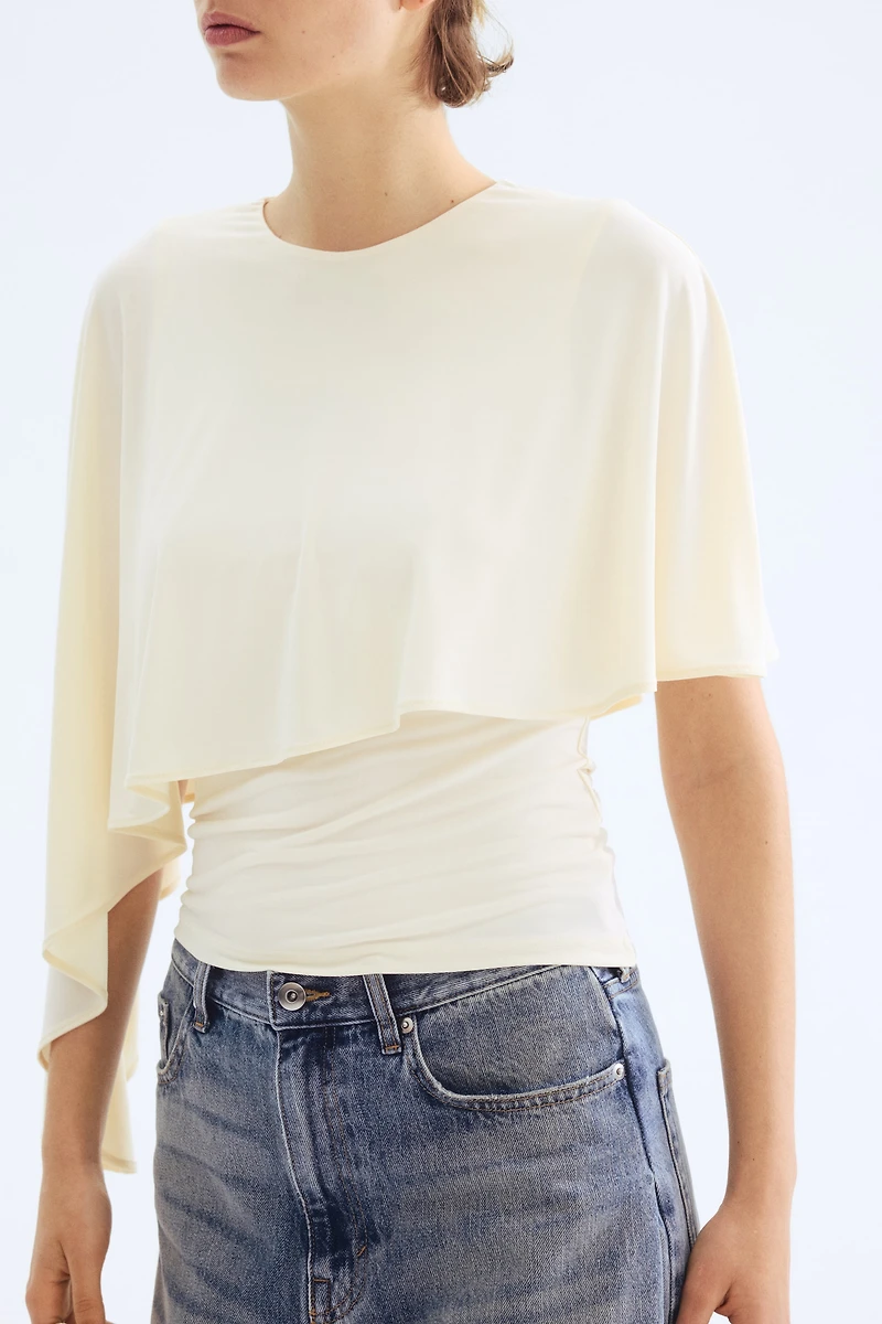 Cape-Detail Top