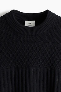 Regular Fit Textured-Knit Sweater