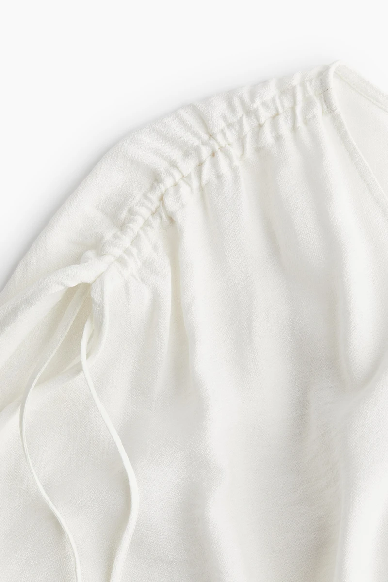 Drawstring-detail Blouse