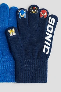 2-pack Fine-Knit Gloves