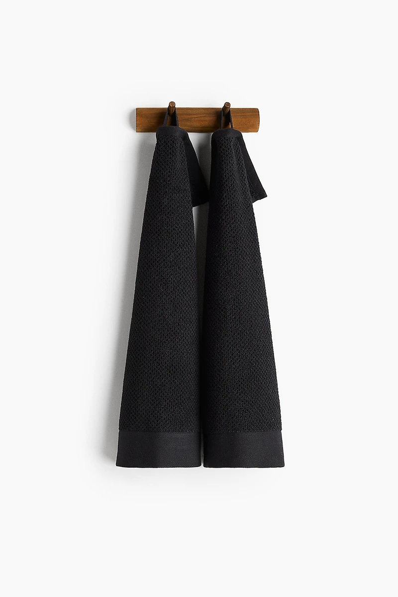 2-pack Cotton Terry Guest Towels