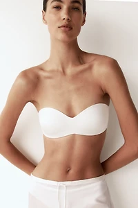Padded Microfiber Bandeau Bra