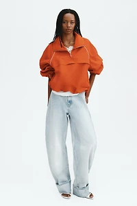 Barrel Leg Regular Waist Jeans