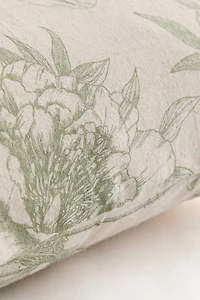 Linen-Blend Cushion Cover