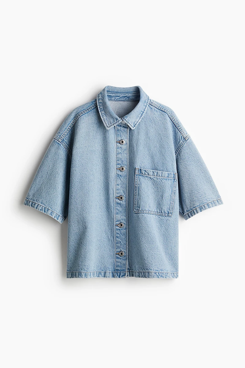 Oversized Denim Shirt