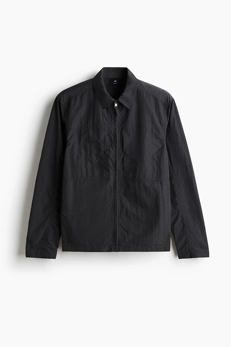 Regular-Fit Nylon Overshirt
