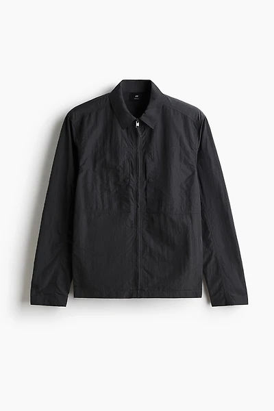 Regular-Fit Nylon Overshirt