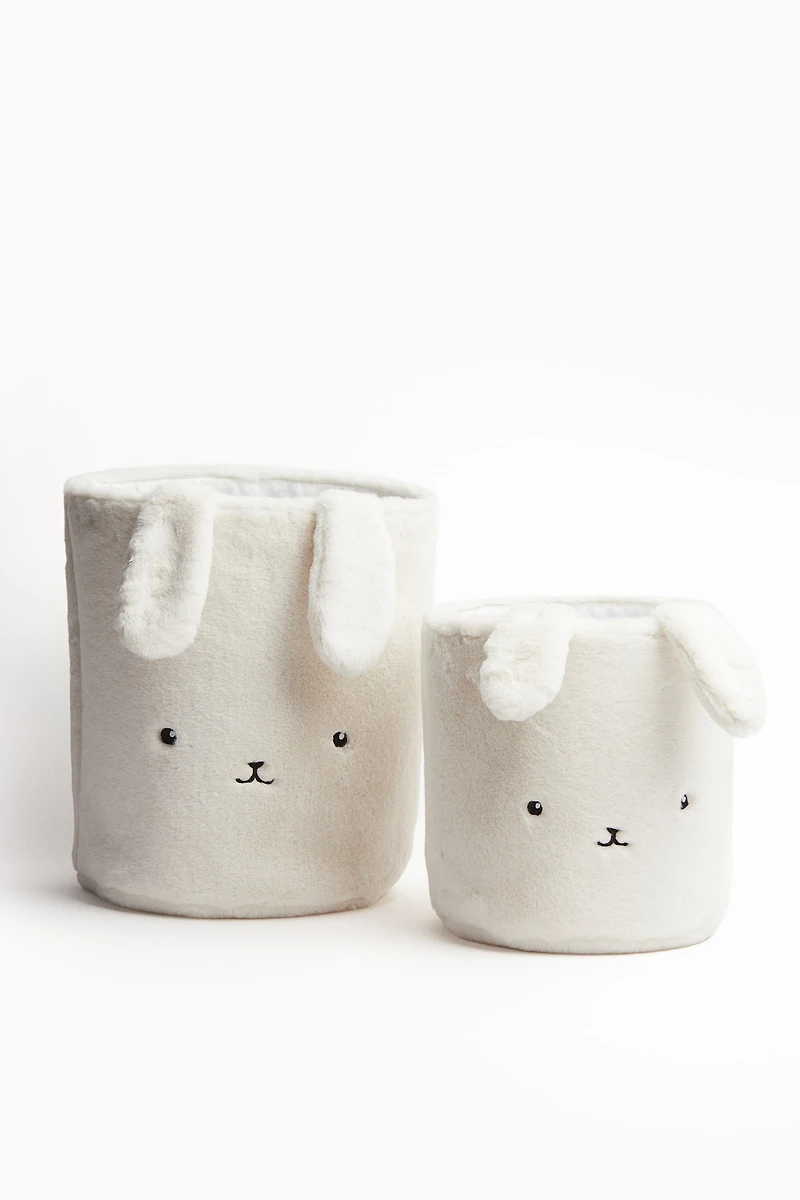 Small Fluffy Storage Basket