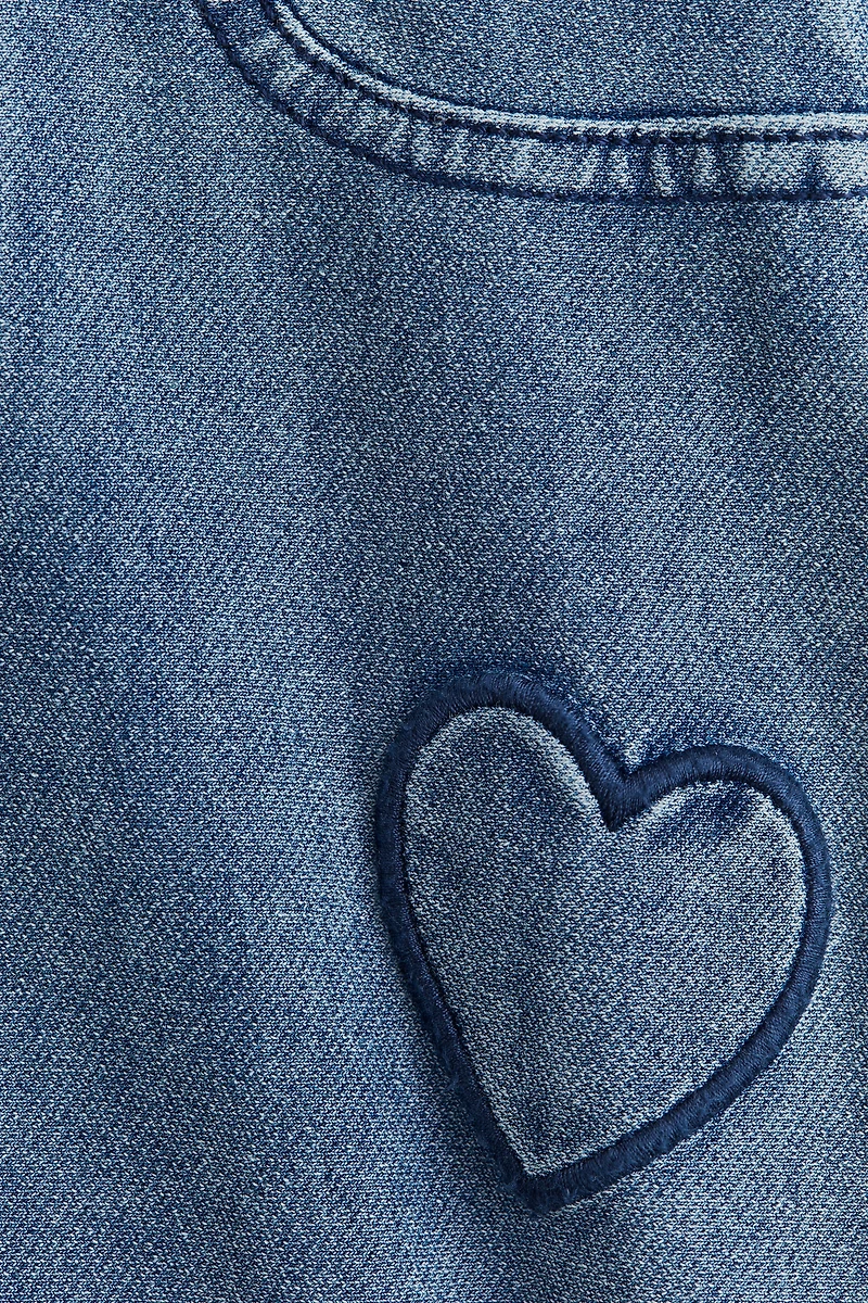 Wide Denim-look Pants