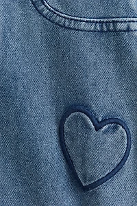 Wide Denim-look Pants