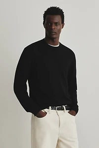 Regular-Fit Merino Wool Sweater