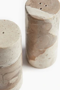 Marble Salt and Pepper Shakers