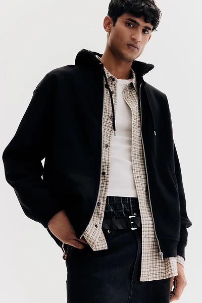 Loose Fit Hooded Jacket