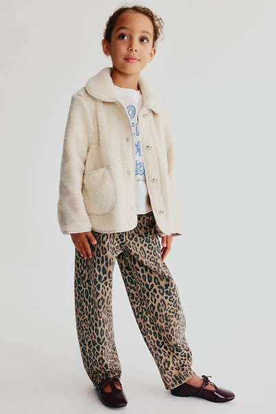 Veste en polar avec col