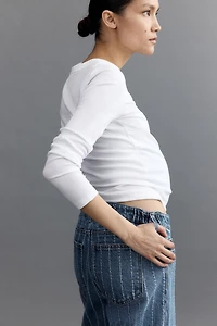 MAMA Before & After Wide Jeans