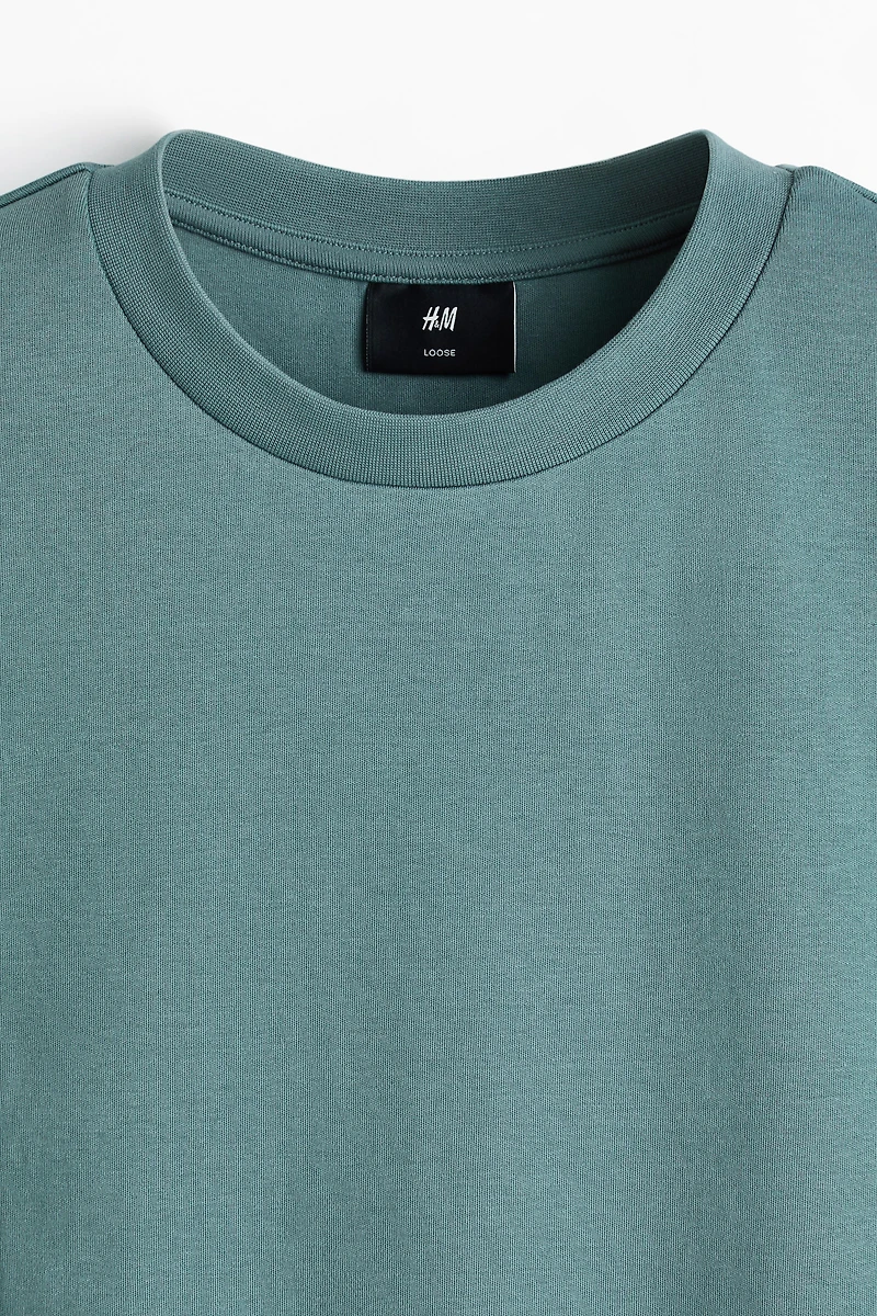 T-shirt ample en interlock